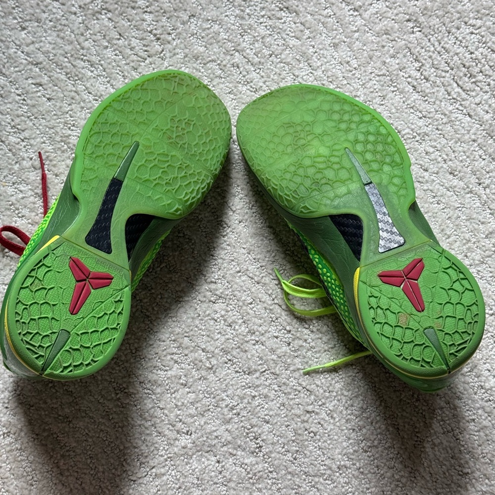 Nike Kobe 6 Grinch Protro Athletic Shoes - image 7